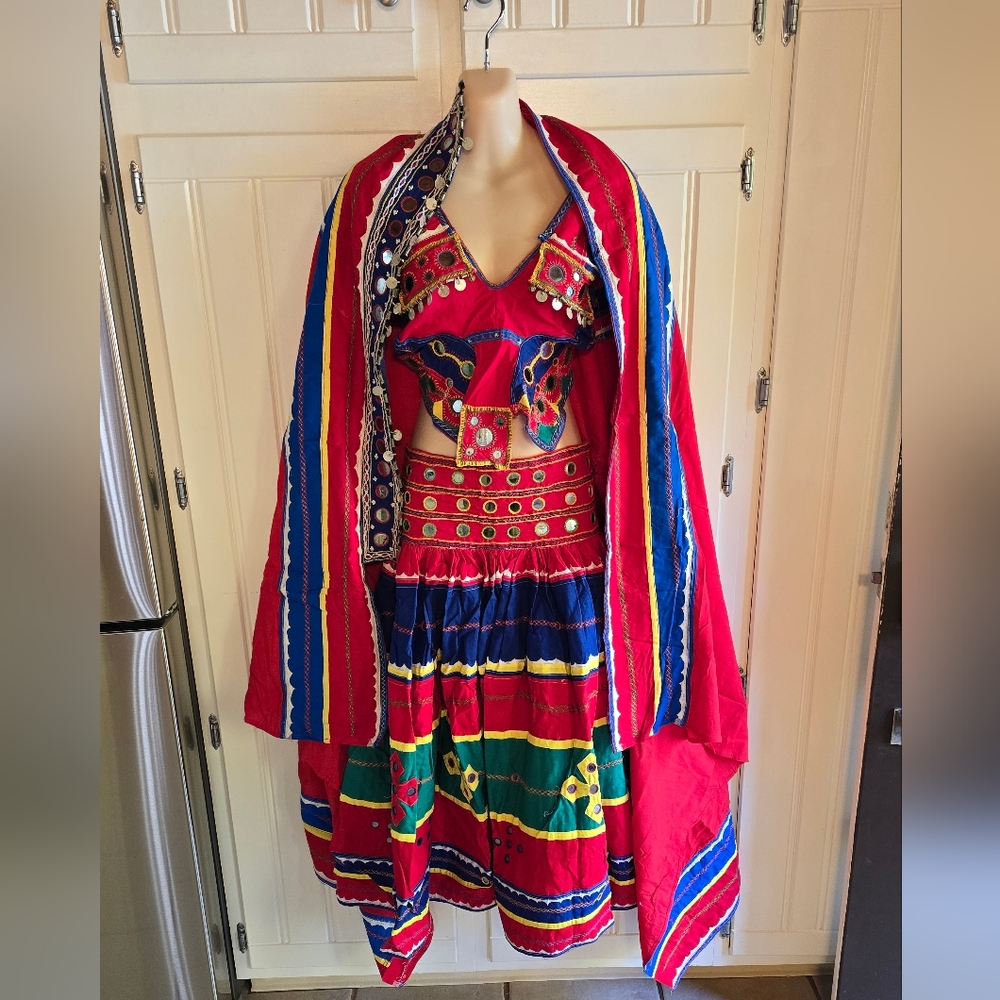 STUNNING Lehenga, Choli, & Dupatta